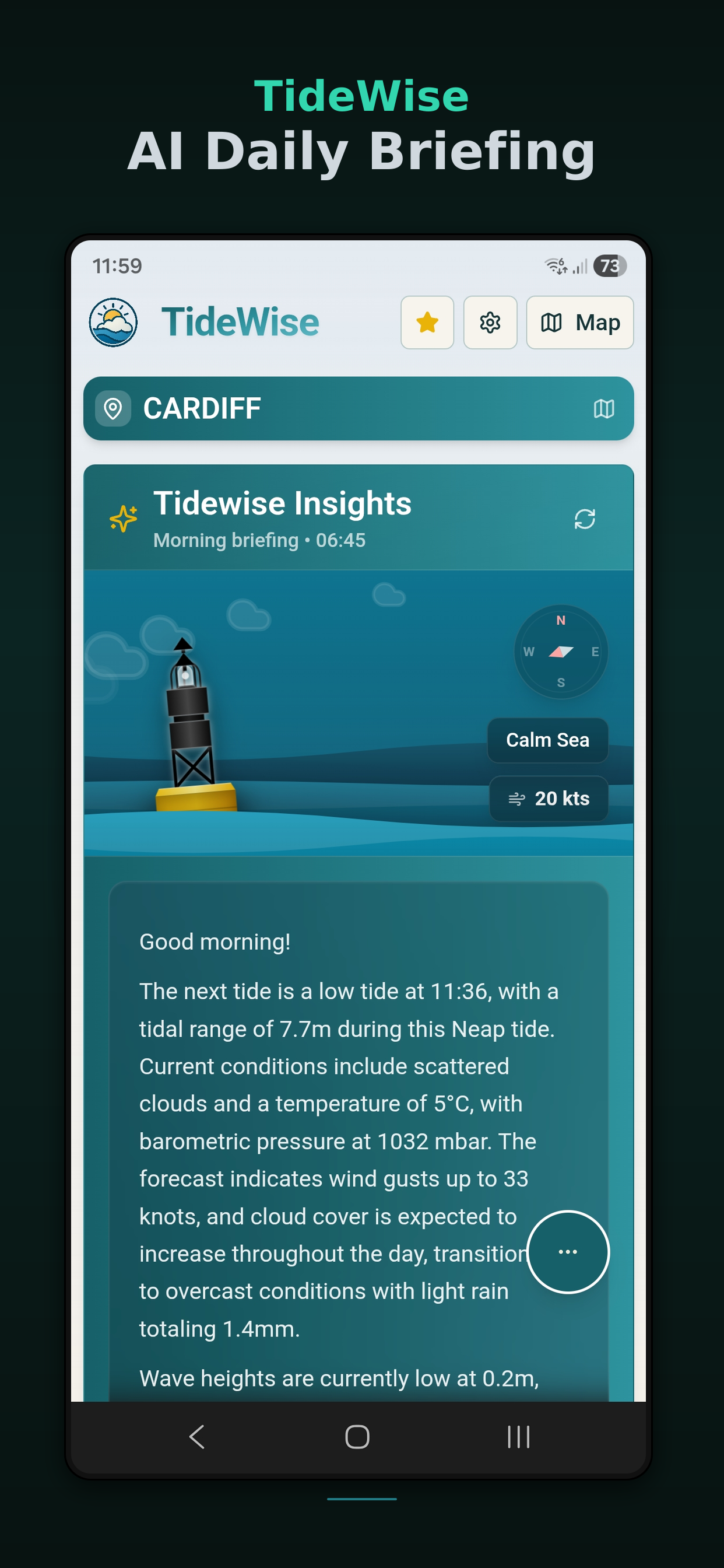TideWise Current Conditions